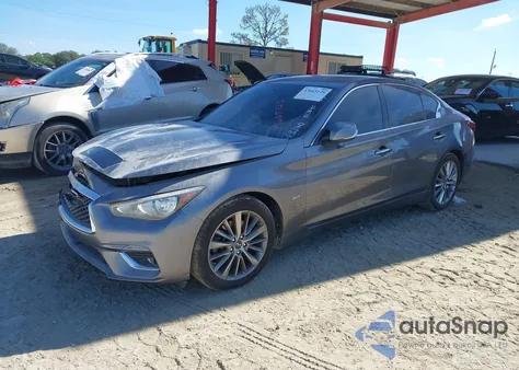 2018 Infiniti Q50 3.0T Luxe from USA, damaged, VIN JN1EV7AP6JM351536